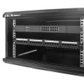 Szafa RACK Qoltec 19" | 6U | 600x370x600 | Perforowane drzwi| Wisząca - 1170969