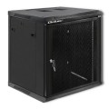 Szafa RACK Qoltec 19" | 12U | 600x635x600 | Perforowane drzwi | Wisząca - 1172083