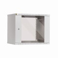 Szafa wisząca 10'' Netrack, 4.5U/300 mm - szary, drzwi  przeszklone - 1077124