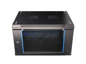 Szafa rack Extralink 6U 600x450 Czarna montowana na ścianie