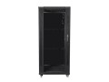 Szafa instalacyjna stojąca 19" 27U 600x600 czarna Lanberg (flat pack) - 1076980