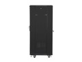 Szafa instalacyjna stojąca 19" 27U 600x600 czarna Lanberg (flat pack) - 1076982