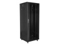 Szafa instalacyjna stojąca 19" 32U 600x600 czarna Lanberg (flat pack) - 1128715