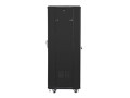 Szafa instalacyjna stojąca 19" 32U 600x600 czarna Lanberg (flat pack) - 1128714