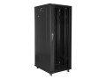 Szafa instalacyjna stojąca 19" 32U 600x800 czarna Lanberg (flat pack) - 1128716