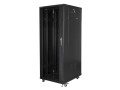 Szafa instalacyjna stojąca 19" 32U 600x800 czarna Lanberg (flat pack) - 1128718