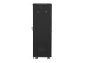 Szafa instalacyjna stojąca 19" 37U 600x600 czarna Lanberg (flat pack) - 1158326