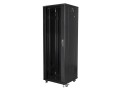 Szafa instalacyjna stojąca 19" 37U 600x600 czarna Lanberg (flat pack) - 1158324