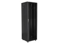 Szafa instalacyjna stojąca 19" 42U 600x600 czarna Lanberg (flat pack) - 1158381