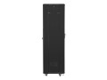 Szafa instalacyjna stojąca 19" 42U 600x600 czarna Lanberg (flat pack) - 1158378