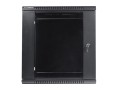 Szafa instalacyjna wisząca 19" 12U 600x450 czarna Lanberg (flat pack) - 1077029