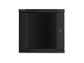 Szafa instalacyjna wisząca 19" 12U 600x600 czarna Lanberg (flat pack) - 1077037