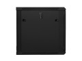 Szafa instalacyjna wisząca 19" 12U 600x600 czarna Lanberg (flat pack) - 1077036