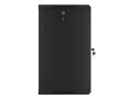 Szafa instalacyjna wisząca 19" 15U 600x450 czarna Lanberg (flat pack) - 1128904