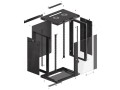 Szafa instalacyjna wisząca 19" 15U 600x450 czarna Lanberg (flat pack) - 1128908