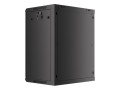 Szafa instalacyjna wisząca 19" 15U 600x450 czarna Lanberg (flat pack) - 1128905