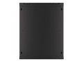 Szafa instalacyjna wisząca 19" 15U 600x450 czarna Lanberg (flat pack) - 1128906