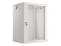 Szafa instalacyjna wisząca 19" 15U 600x450 szara Lanberg (flat pack) - 1129086
