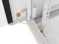 Szafa instalacyjna wisząca 19" 15U 600x450 szara Lanberg (flat pack) - 1129090