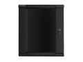 Szafa instalacyjna wisząca 19" 15U 600x600 czarna Lanberg (flat pack) - 795981
