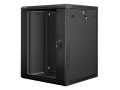 Szafa instalacyjna wisząca 19" 15U 600x600 czarna Lanberg (flat pack) - 795978