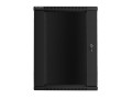 Szafa instalacyjna wisząca 19" 18U 600x450 czarna Lanberg (flat pack) - 1128892