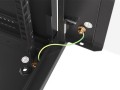 Szafa instalacyjna wisząca 19" 18U 600x600 czarna Lanberg (flat pack) - 1343675