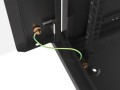 Szafa instalacyjna wisząca 19" 18U 600x600 czarna Lanberg (flat pack) - 1343674