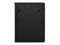 Szafa instalacyjna wisząca 19" 18U 600x600 czarna Lanberg (flat pack) - 1077033