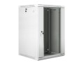 Szafa instalacyjna wisząca 19" 18U 600x600 szara Lanberg (flat pack) - 1128877