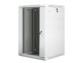 Szafa instalacyjna wisząca 19" 18U 600x600 szara Lanberg (flat pack) - 1128878