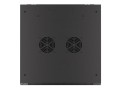 Szafa instalacyjna wisząca 19" 27U 600x600 czarna Lanberg (flat pack) - 1128983