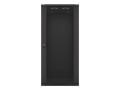 Szafa instalacyjna wisząca 19" 27U 600x600 czarna Lanberg (flat pack) - 1128981