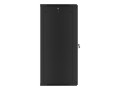 Szafa instalacyjna wisząca 19" 27U 600x600 czarna Lanberg (flat pack) - 1128978
