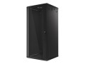 Szafa instalacyjna wisząca 19" 27U 600x600 czarna Lanberg (flat pack) - 1128980