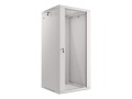 Szafa instalacyjna wisząca 19" 27U 600x600 szara Lanberg (flat pack) - 1129047