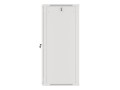 Szafa instalacyjna wisząca 19" 27U 600x600 szara Lanberg (flat pack) - 1129051