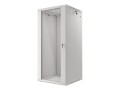Szafa instalacyjna wisząca 19" 27U 600x600 szara Lanberg (flat pack) - 1129049