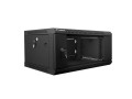 Szafa instalacyjna wisząca 19" 4U 600x450 czarna Lanberg (flat pack) - 1076991