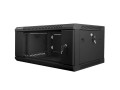 Szafa instalacyjna wisząca 19" 4U 600x450 czarna Lanberg (flat pack) - 1076992