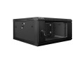 Szafa instalacyjna wisząca 19" 4U 600x600 czarna Lanberg (flat pack) - 796139