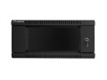 Szafa instalacyjna wisząca 19" 4U 600x600 czarna Lanberg (flat pack) - 796140