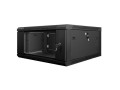Szafa instalacyjna wisząca 19" 4U 600x600 czarna Lanberg (flat pack) - 796142