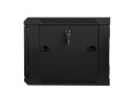 Szafa instalacyjna wisząca 19" 6U 600x450 czarna Lanberg (flat pack) - 1077003