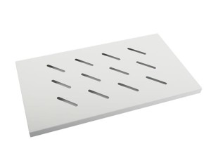 Półka do szaf 19" 450mm szara Lanberg (1U/486x270mm udźwig do 120kg, montaż 4-punktowy)