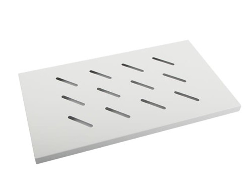 Półka do szaf 19" 450mm szara Lanberg (1U/486x270mm udźwig do 120kg, montaż 4-punktowy) - 1076956