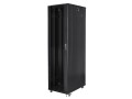 Szafa instalacyjna stojąca 19" 47U 800x1000 czarna Lanberg (flat pack) - 1158336