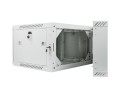 Szafa instalacyjna dwusekcyjna wisząca 19" 6U 600x600 szara Lanberg (flat pack) - 1129061