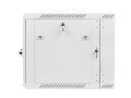 Szafa instalacyjna dwusekcyjna wisząca 19" 9U 600x600 szara Lanberg (flat pack) - 1129036