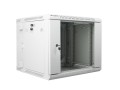 Szafa instalacyjna dwusekcyjna wisząca 19" 9U 600x600 szara Lanberg (flat pack) - 1129035